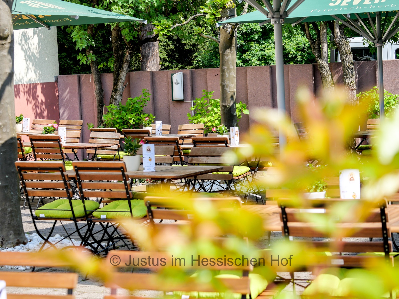 Biergarten im Grünen