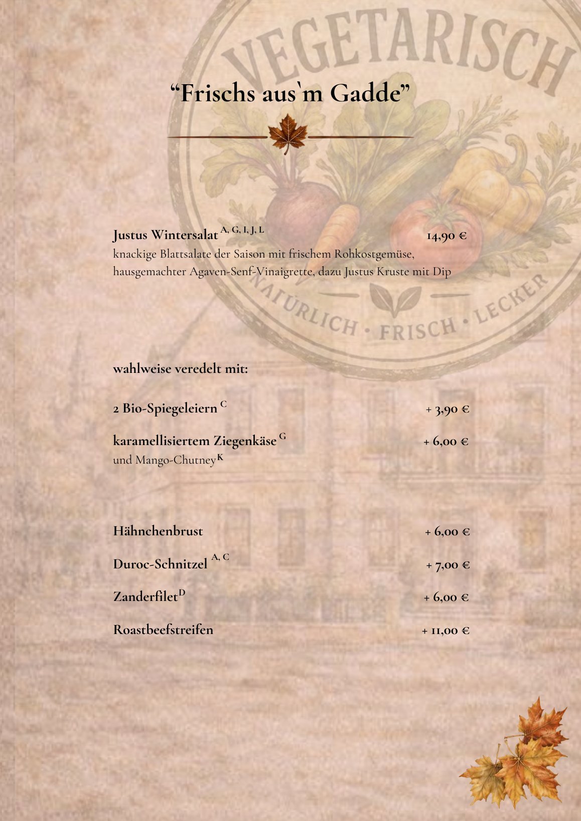 Herbstgenuss Speisekarte, Seite 7 von 24