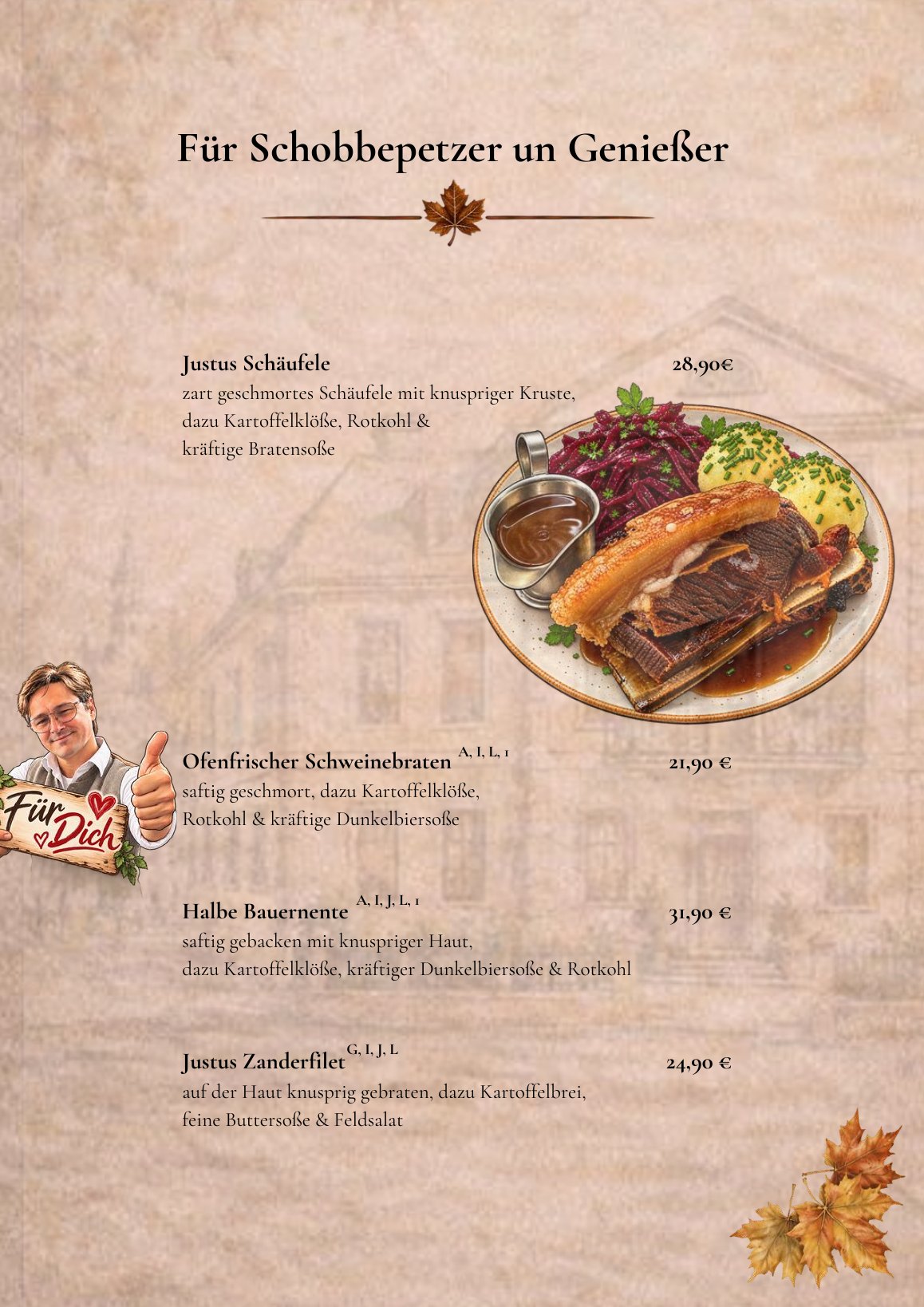 Herbstgenuss Speisekarte, Seite 11 von 24
